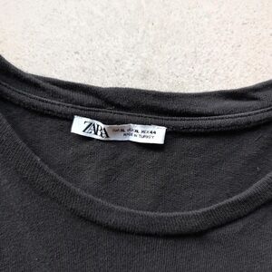 Zara Black Short Sleeve Tee